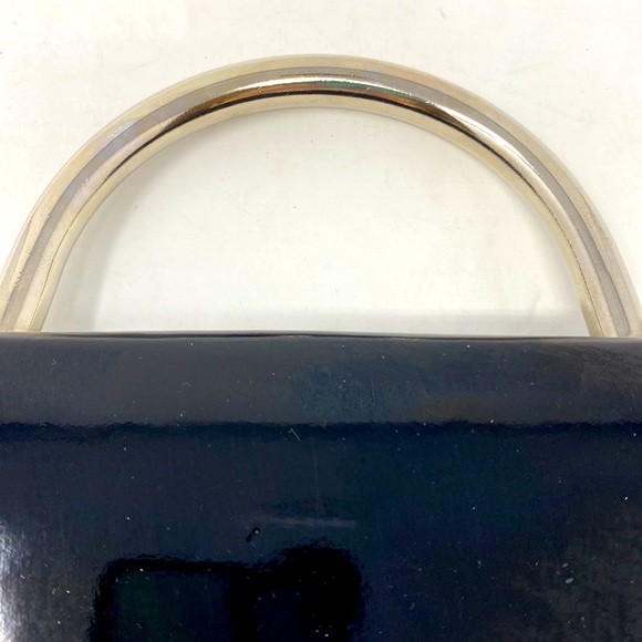 Envelope Silver Handle Shoulder Strap Bag - Picture 3 of 7